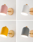 Scandinavian Wooden Wall Lamp