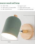 Scandinavian Wooden Wall Lamp