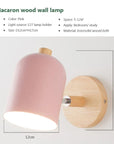 Scandinavian Wooden Wall Lamp