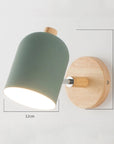 Scandinavian Wooden Wall Lamp