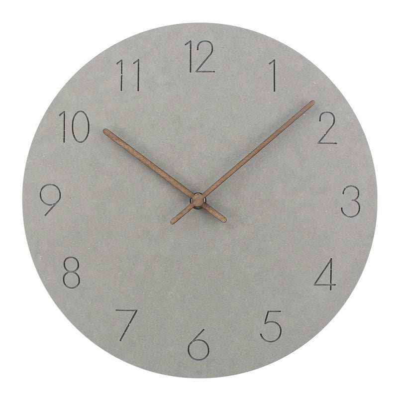 Minimalistic Norwegian Wall Decoration Silent Clock