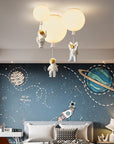 Modern Moon/Astronaut LED Acrylic Ceiling Lamp