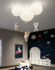 Modern Moon/Astronaut LED Acrylic Ceiling Lamp