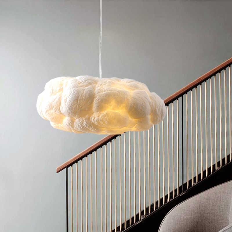 Design Cloud LED Pendant Lamp PVC/Cotton White