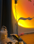 Retro sunset table lamp