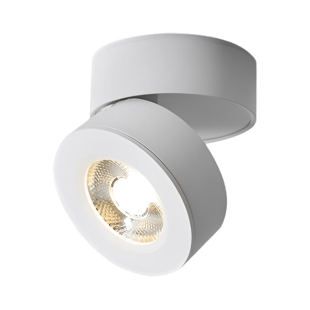 Round Flip-up Adjustable LED Nordic Spotlight Recessed Ceiling Lamp