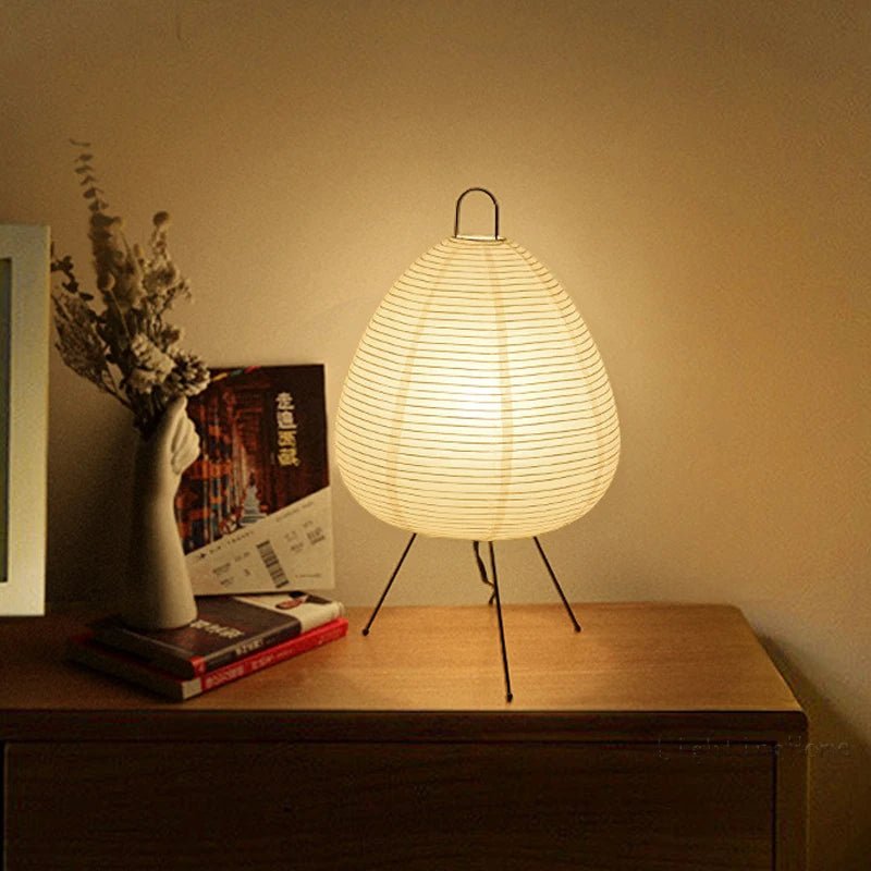 Japanese lamp made of rice paper