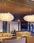 Design Cloud LED Pendant Lamp PVC/Cotton White