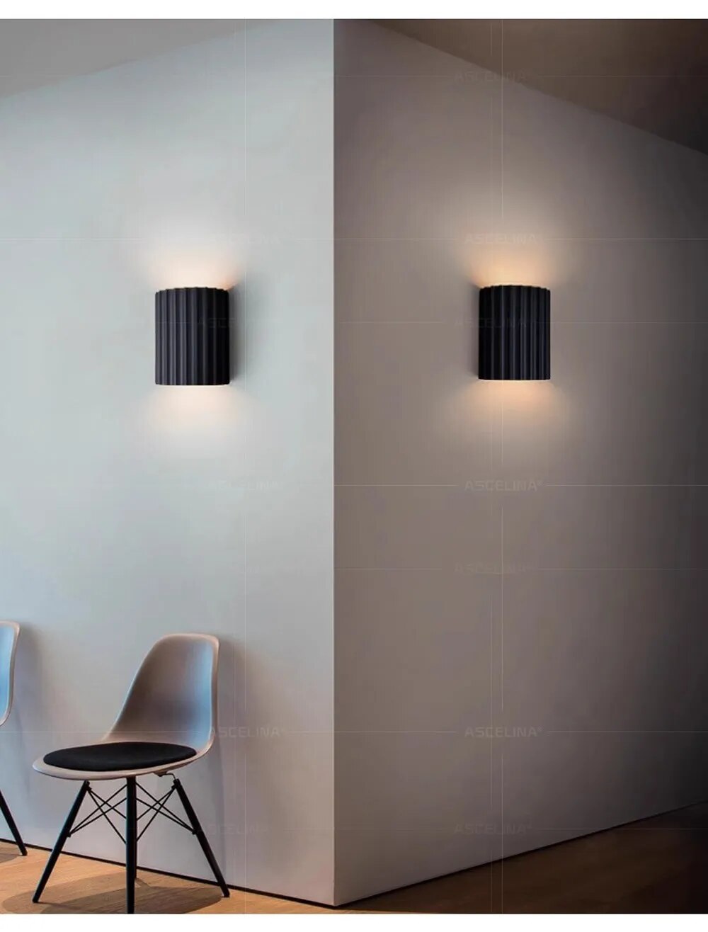 Modern resin wall lamps