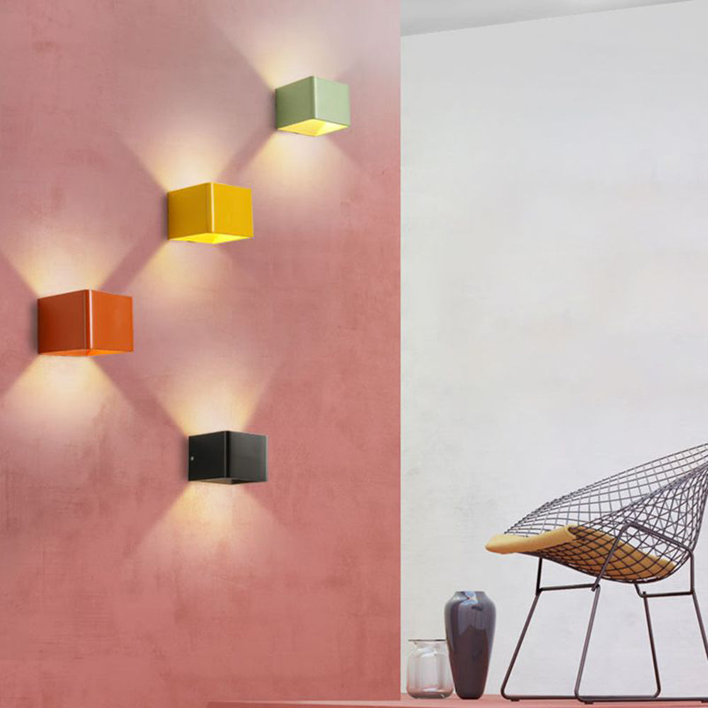 Modern square wall lamp