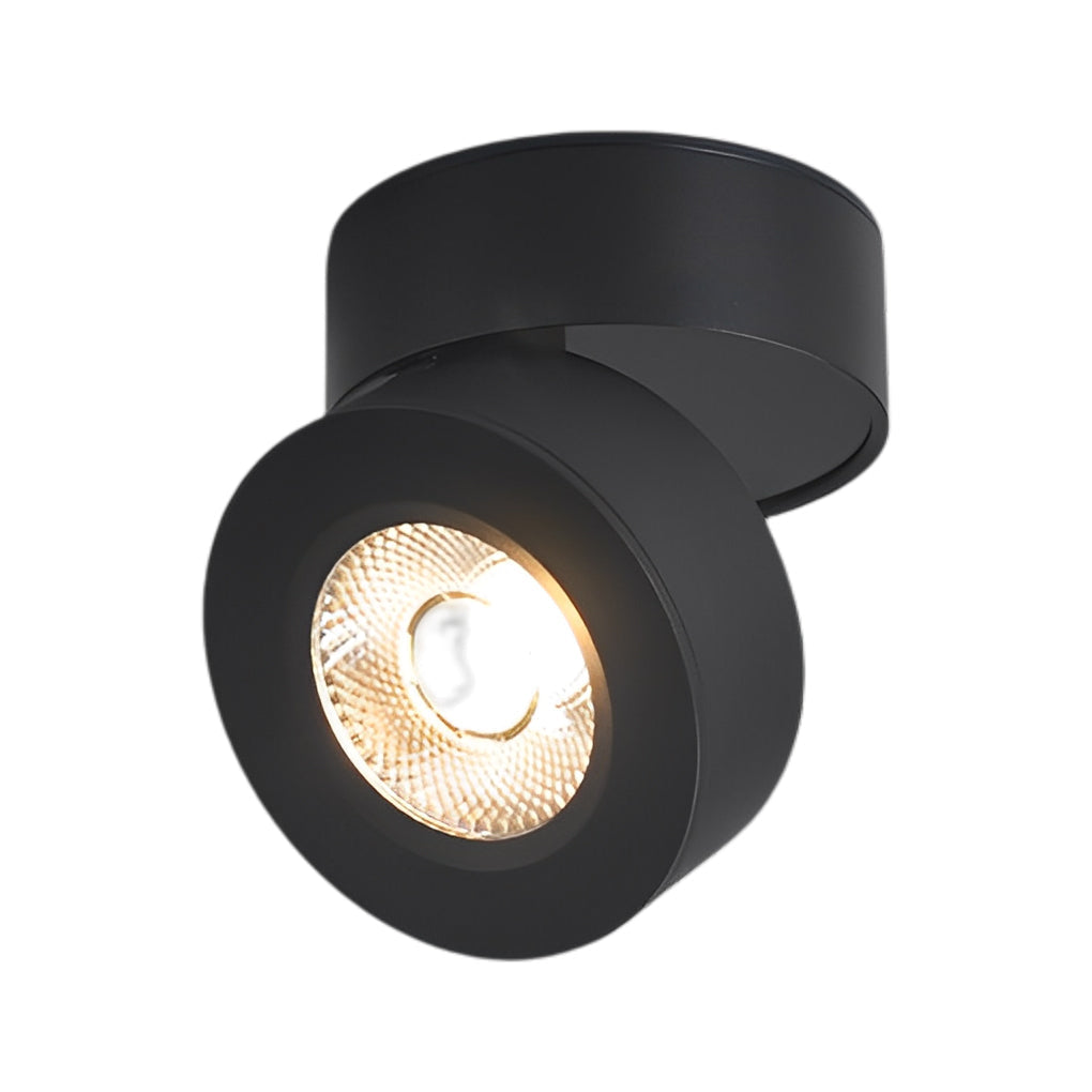 Round Flip-up Adjustable LED Nordic Spotlight Recessed Ceiling Lamp