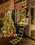3M Santa Claus Climbing Ladder Outdoor Christmas Decoration – Festive Garden Ornament for Holiday Decor 2