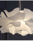 Modern Design Pendant Light Flower White Metal