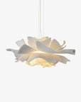 Modern Design Pendant Light Flower White Metal