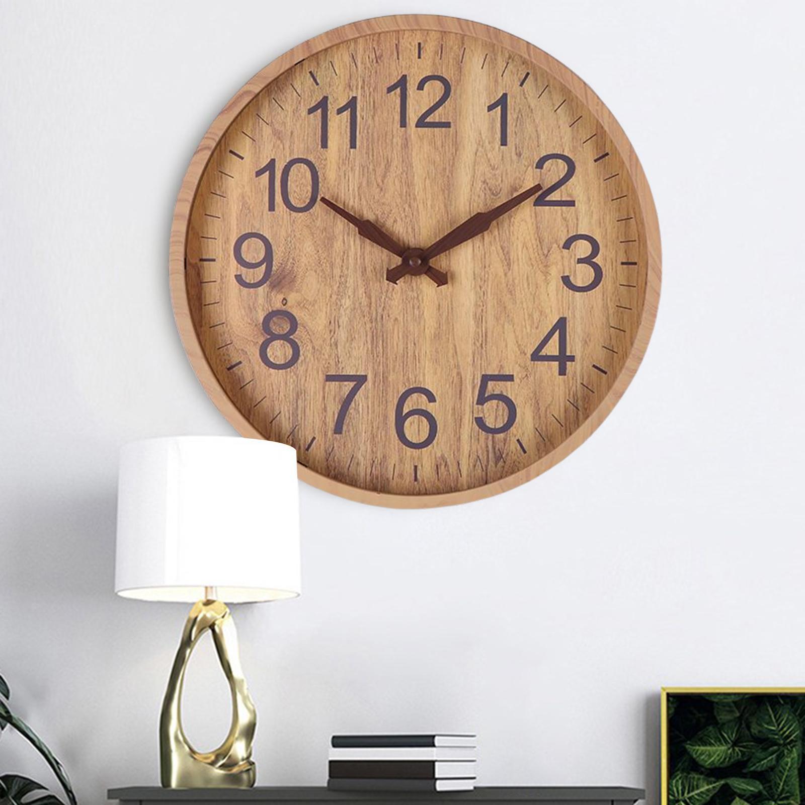 Natural Wooden Clock