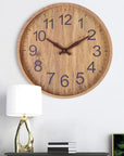 Natural Wooden Clock