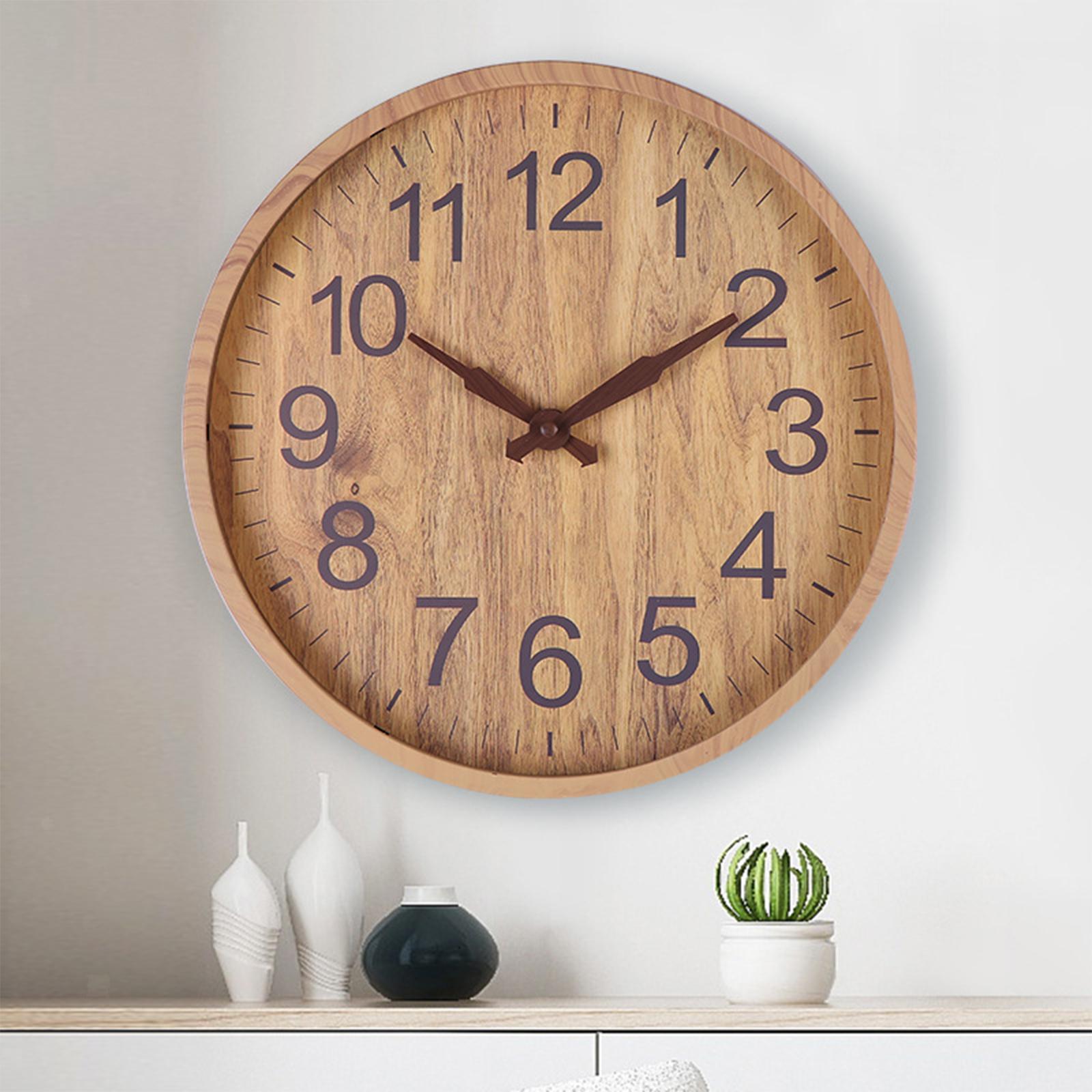 Natural Wooden Clock