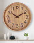 Natural Wooden Clock