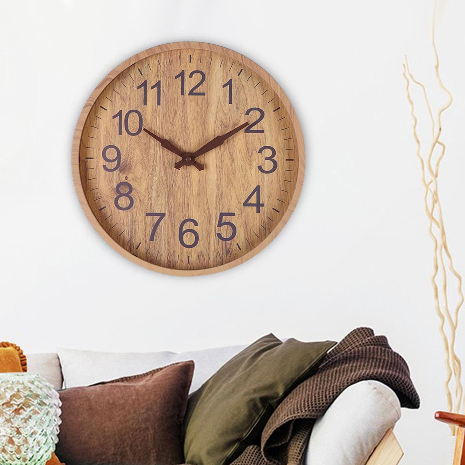 Natural Wooden Clock