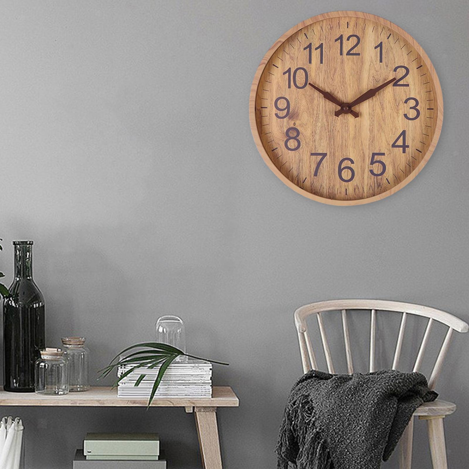 Natural Wooden Clock