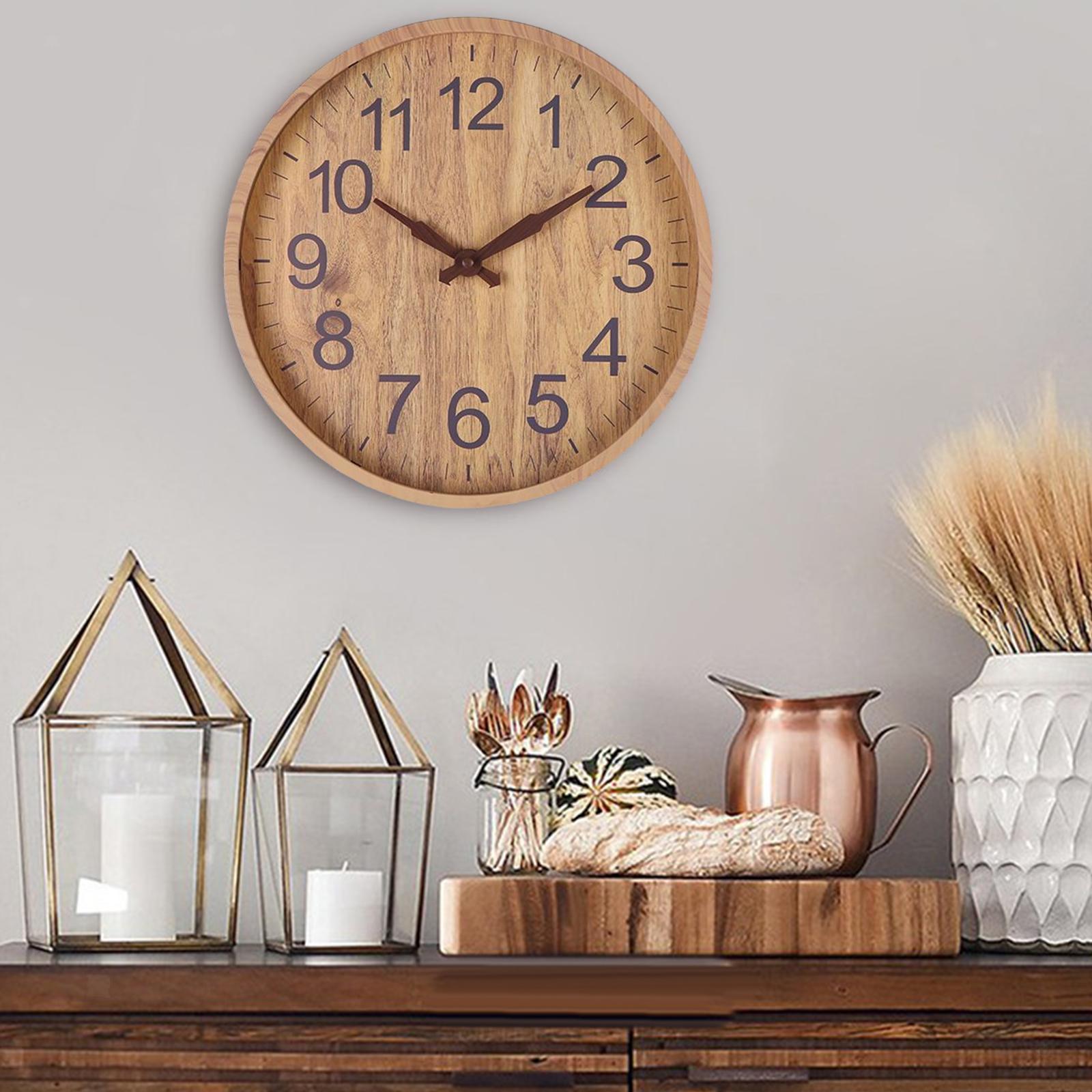 Natural Wooden Clock