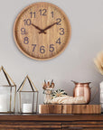 Natural Wooden Clock