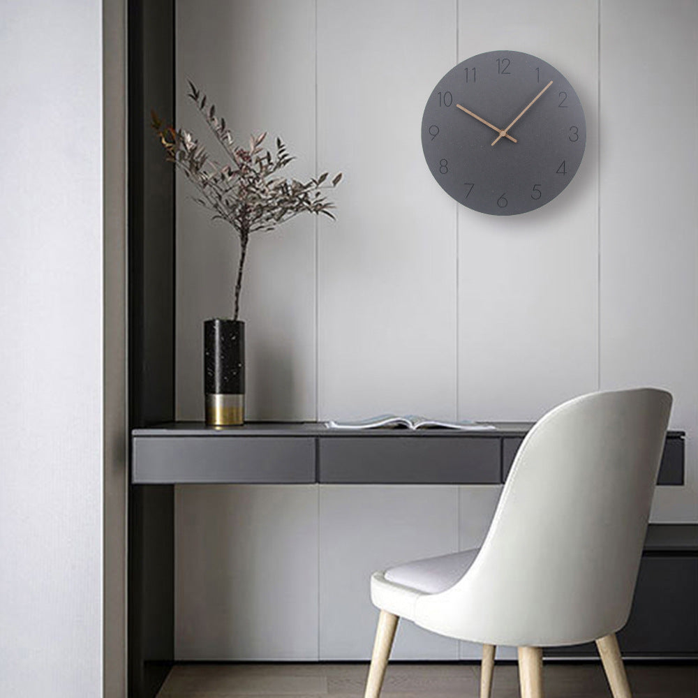 Minimalistic Norwegian Wall Decoration Silent Clock