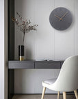 Minimalistic Norwegian Wall Decoration Silent Clock