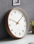 Scandinavian Wooden Wall Clock