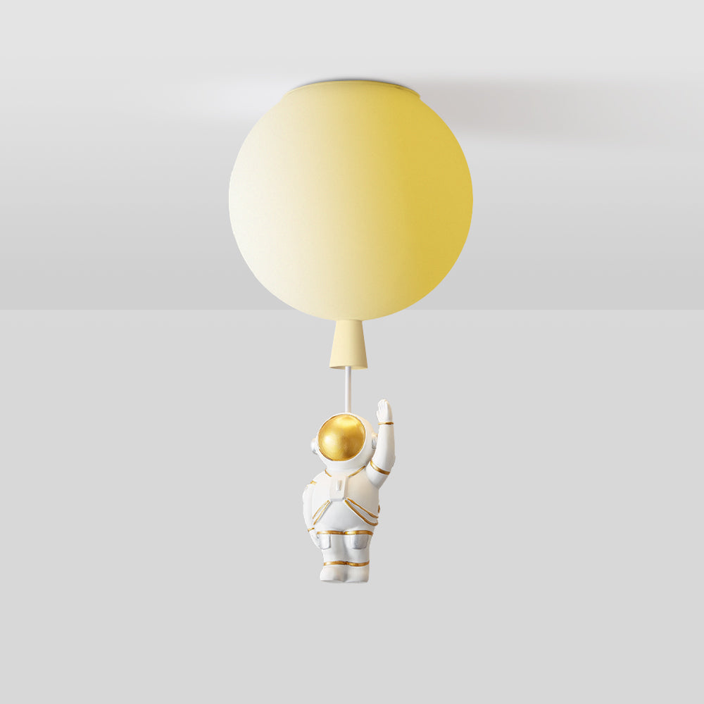 Modern Moon/Astronaut LED Acrylic Ceiling Lamp