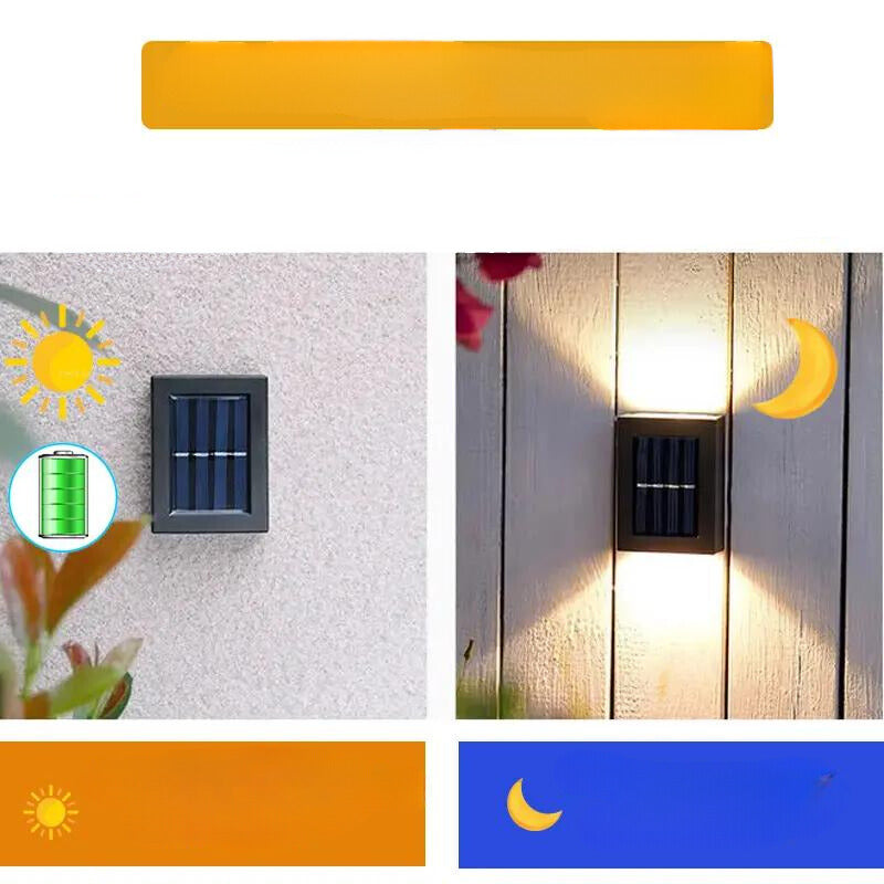 Solar Powered Outdoor Terrace Wall Light