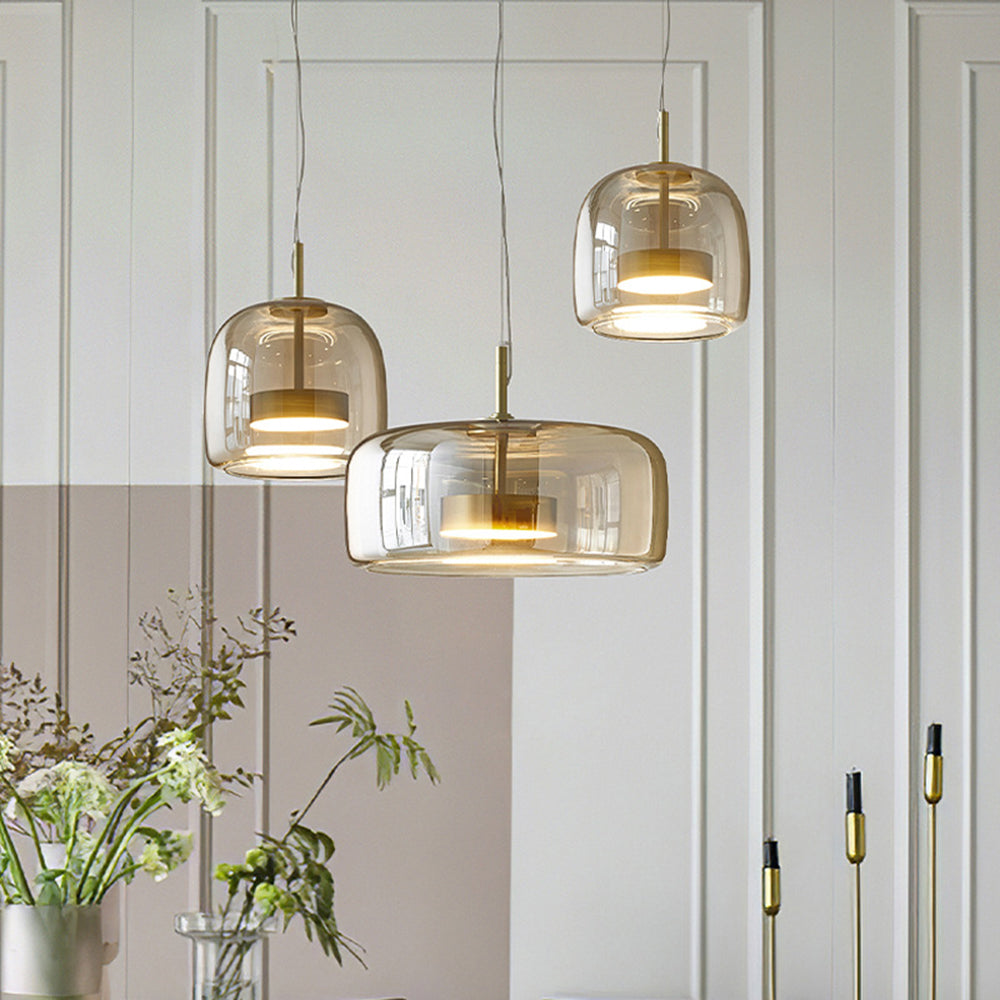 Scandinavian Retro LED Ceiling Lamp