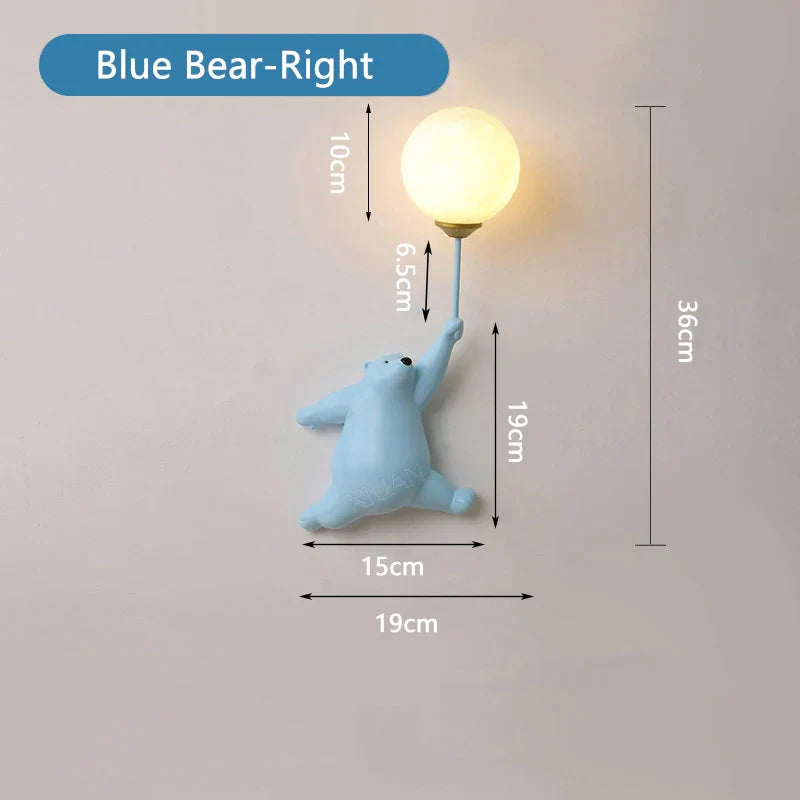 Cartoon wall lamp for children