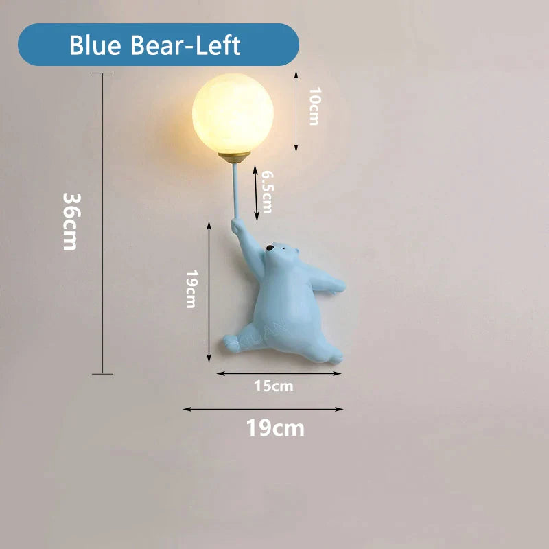 Cartoon wall lamp for children
