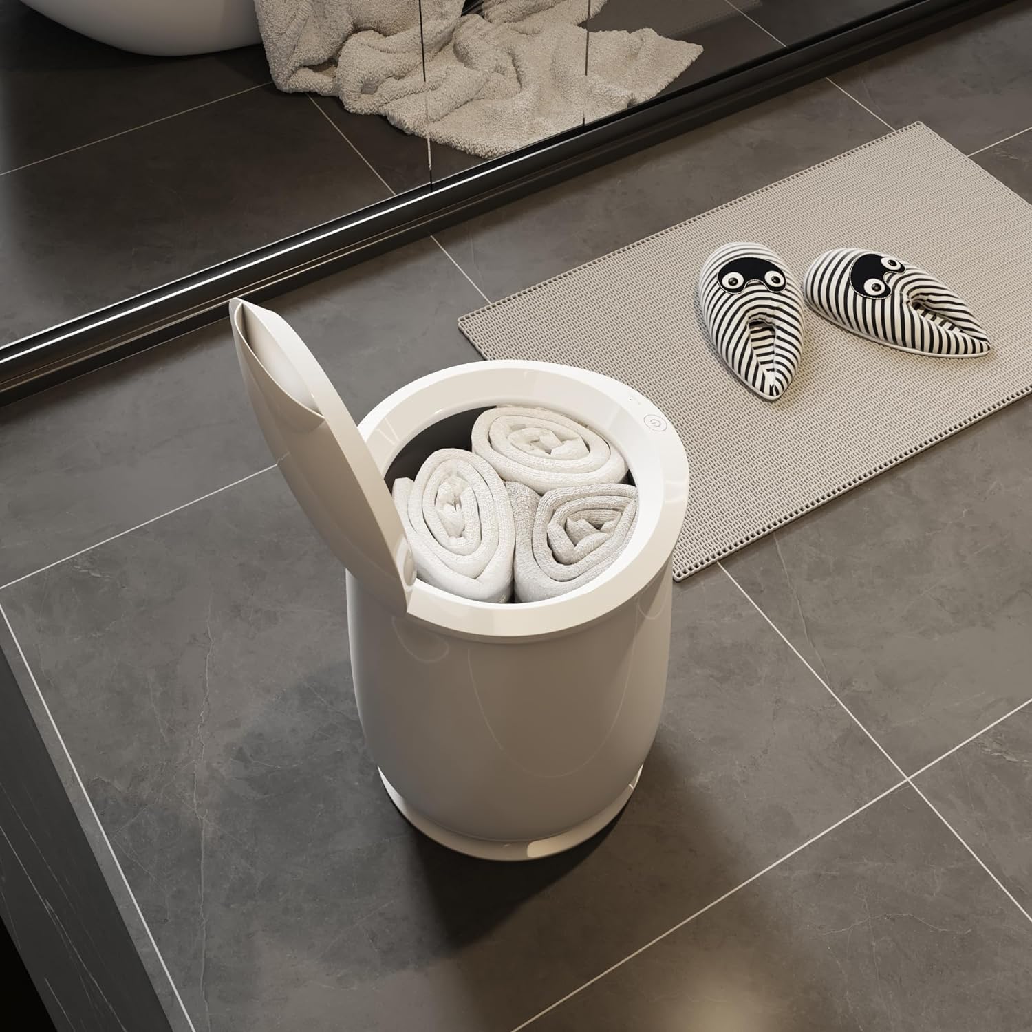 Compact Towel Warmer for Bath Towels and Bathrobes – Fast Heating and Space-Saving Design 4