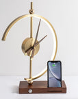 Luxurious lamp clock with charger