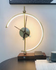 Luxurious lamp clock with charger