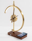 Luxurious lamp clock with charger