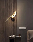 Scandinavian LED bird wall lamp