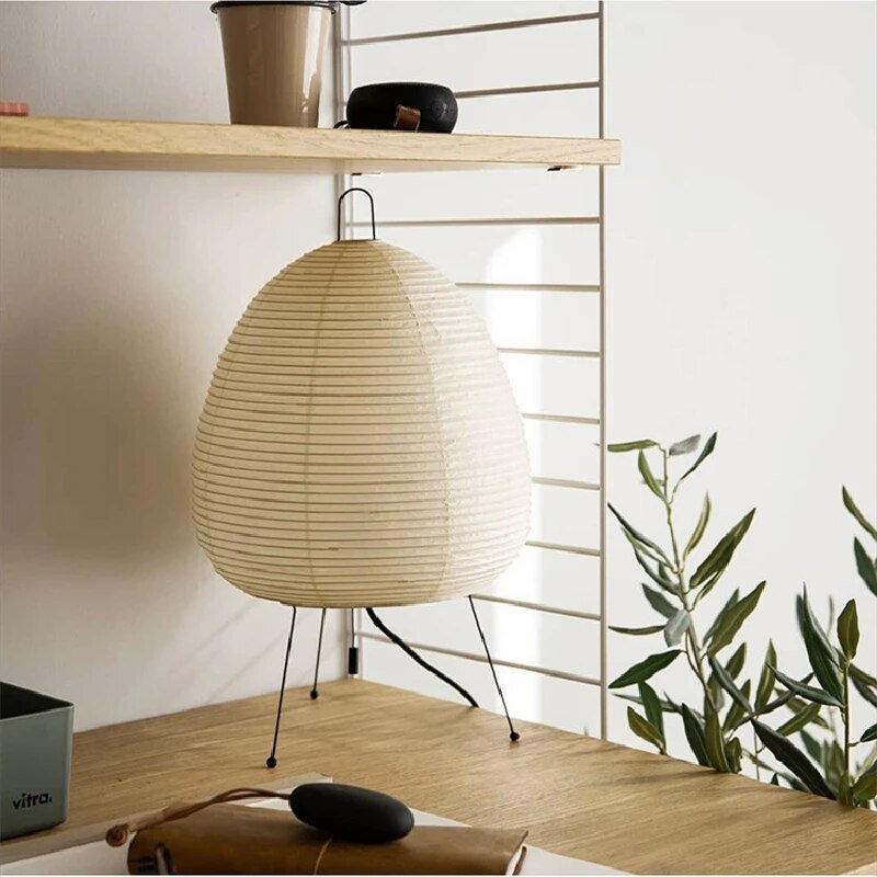 Japanese lamp made of rice paper