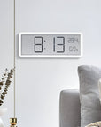 Digital LED Wall Clock with Temperature and Humidity Display – Modern Design, Large Clear Display, Dimmable Brightness, Alarm Function 3