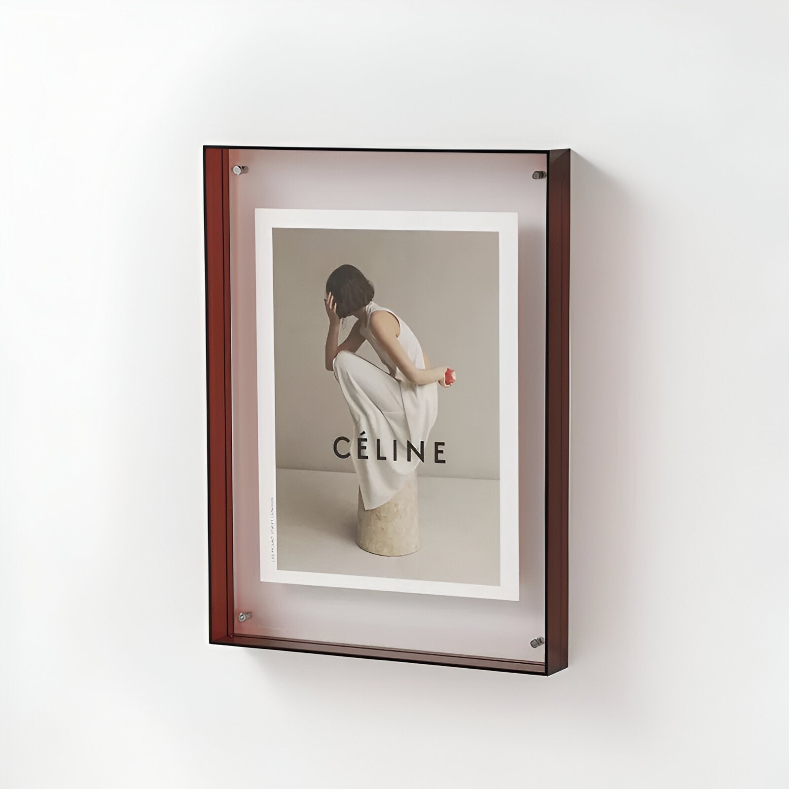Freestanding Transparent Acrylic Photo Frame – Minimalist Design for Home and Office Décor 6