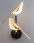 Scandinavian LED bird wall lamp