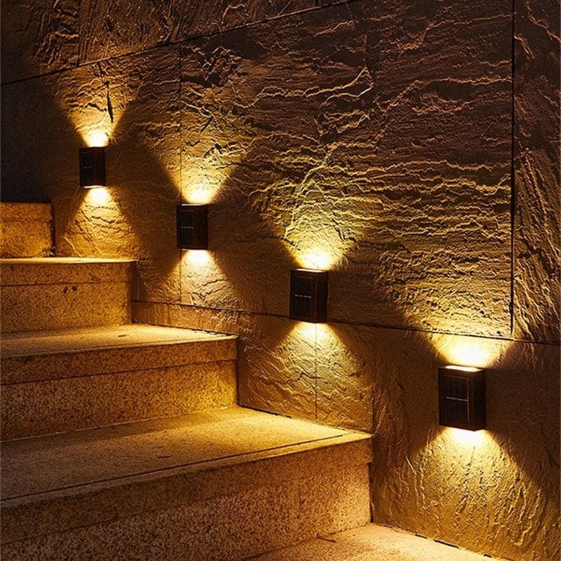 Solar Powered Outdoor Terrace Wall Light