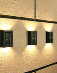 Solar Powered Outdoor Terrace Wall Light