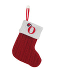 Knitted Christmas Socks with Snowflake Design – Festive Holiday Decor for Home, 25cm Length 30