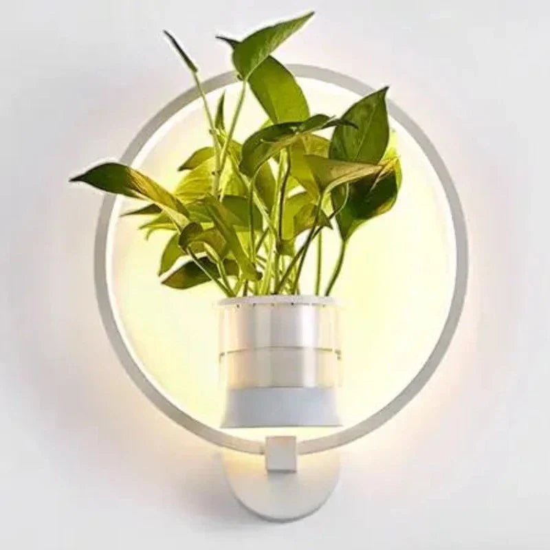 Plant wall lamp