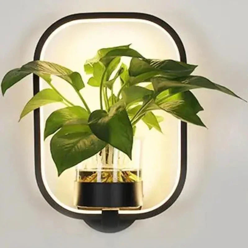 Plant wall lamp