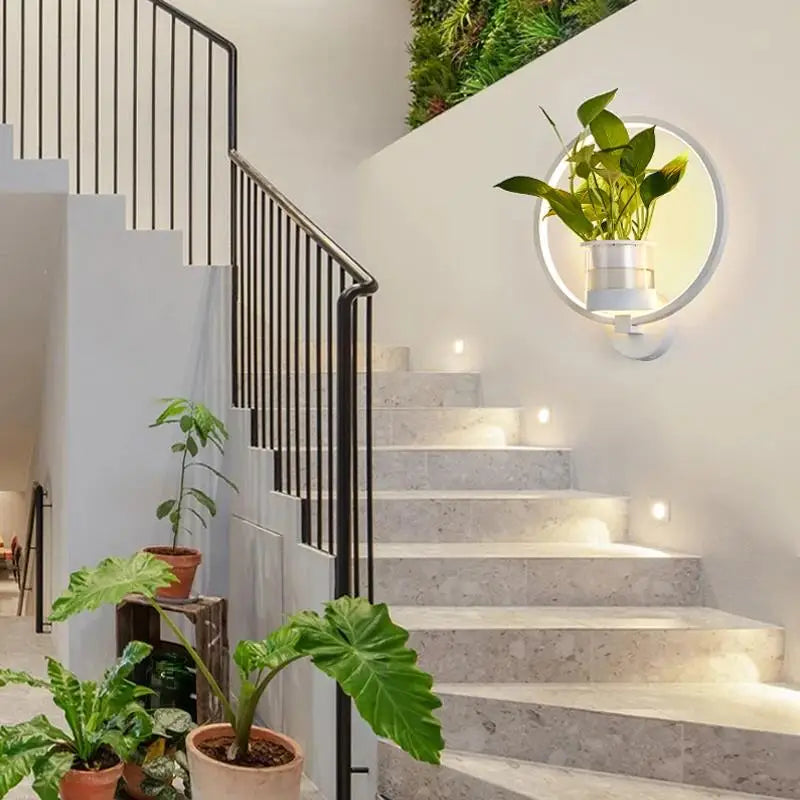 Plant wall lamp