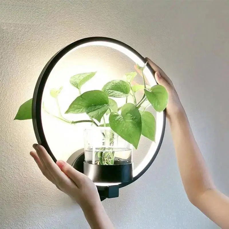 Plant wall lamp